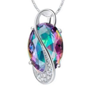 925 Sterling Silver Solitaire Necklace & Pendant
